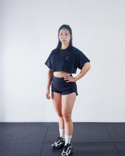 Washed Ember Crop Top