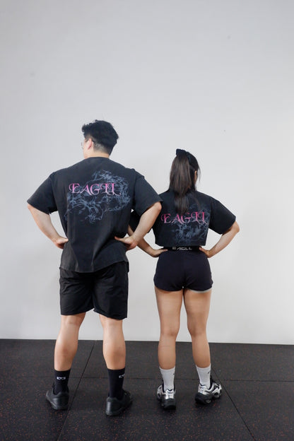 Washed Ember Crop Top